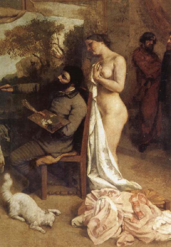 Gustave Courbet The Painters' Studio,a Real Allegory (detail) Germany oil painting art